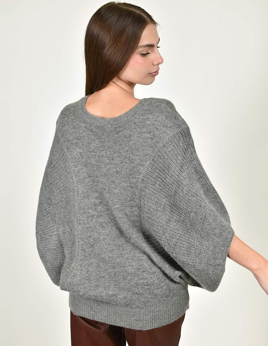 Suéter cuello v para mujer 5