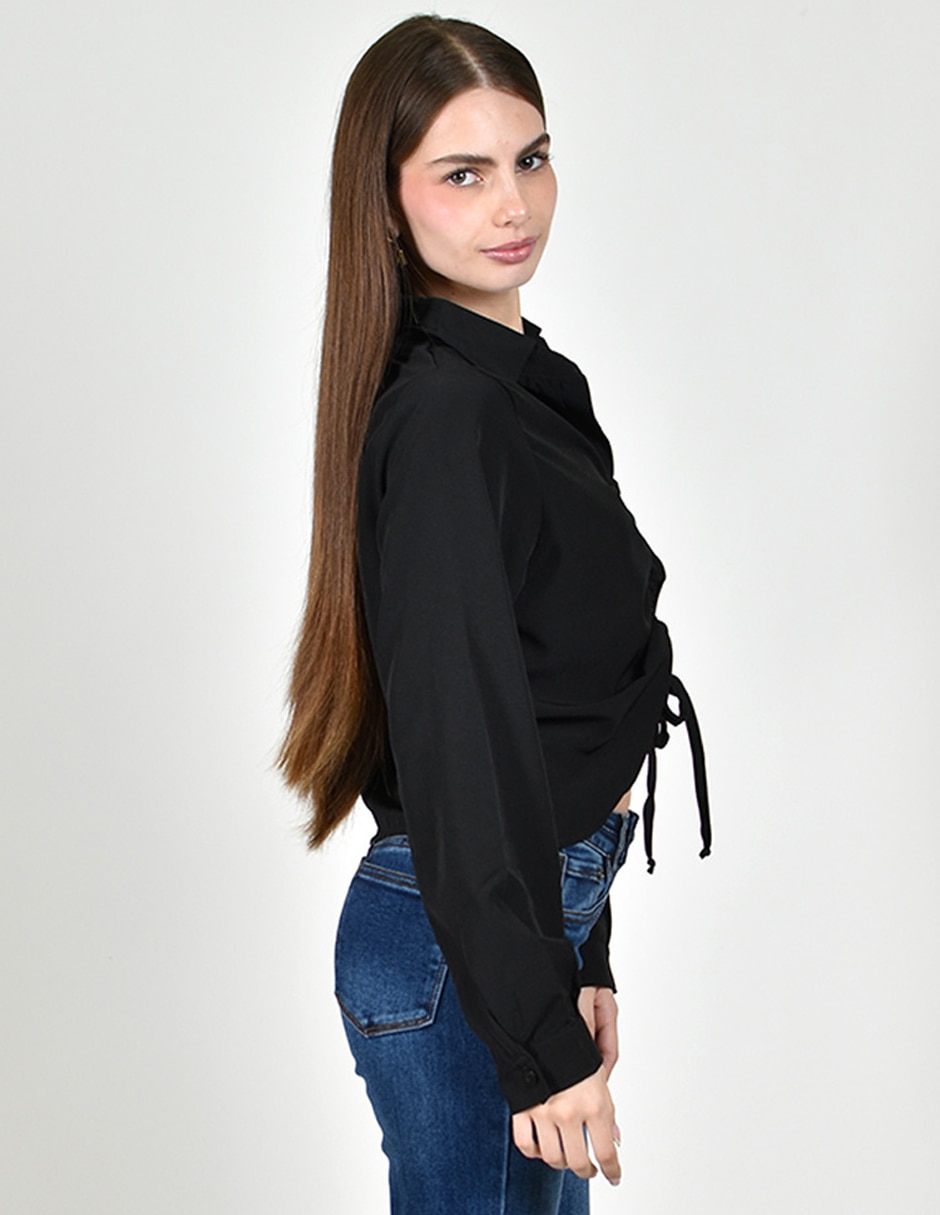 Blusa Roman Fashion manga larga para mujer