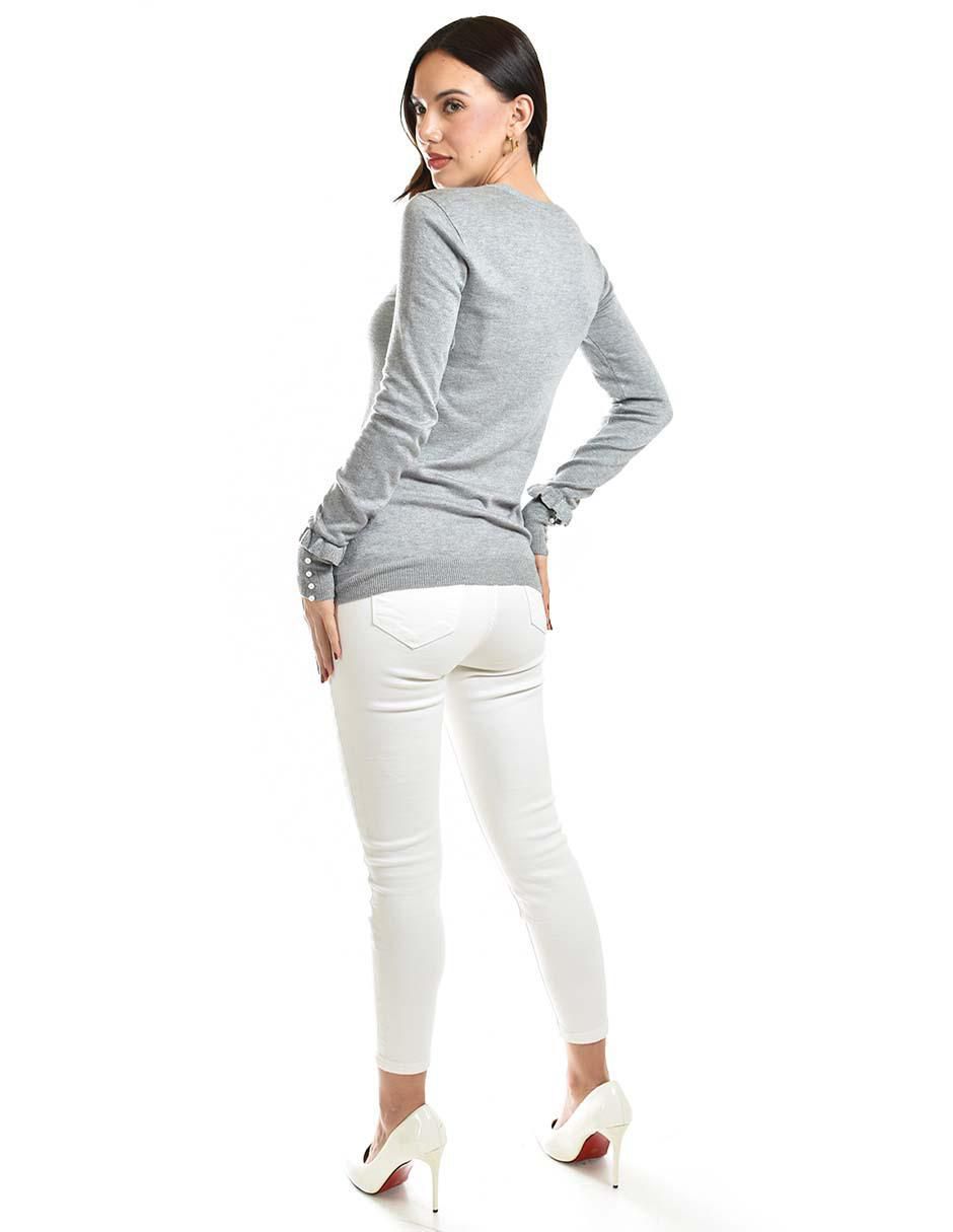 Suéter cuello redondo para mujer 3