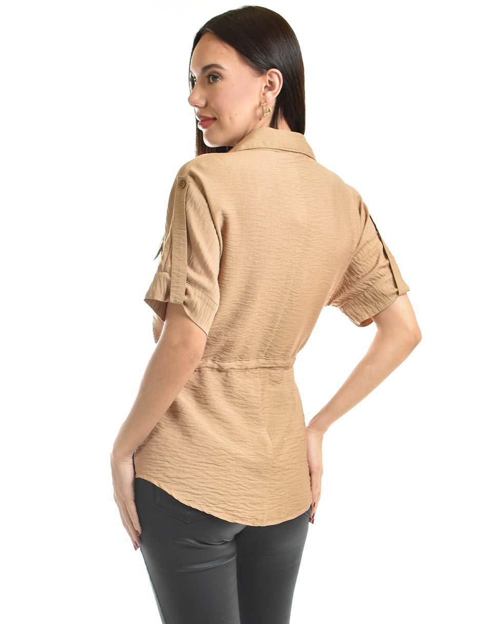 Blusa manga corta para mujer 7