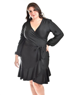 Vestido corto de fiesta escote V Vestido corto de fiesta escote V