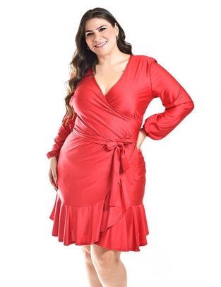 Vestido corto de fiesta escote V Vestido corto de fiesta escote V