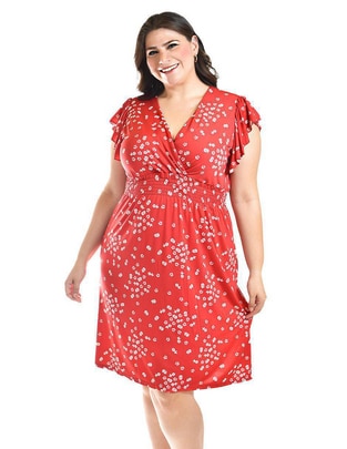 Vestido arriba rodilla casual para mujer