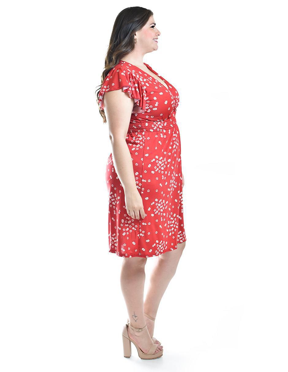Vestido arriba rodilla casual para mujer 4