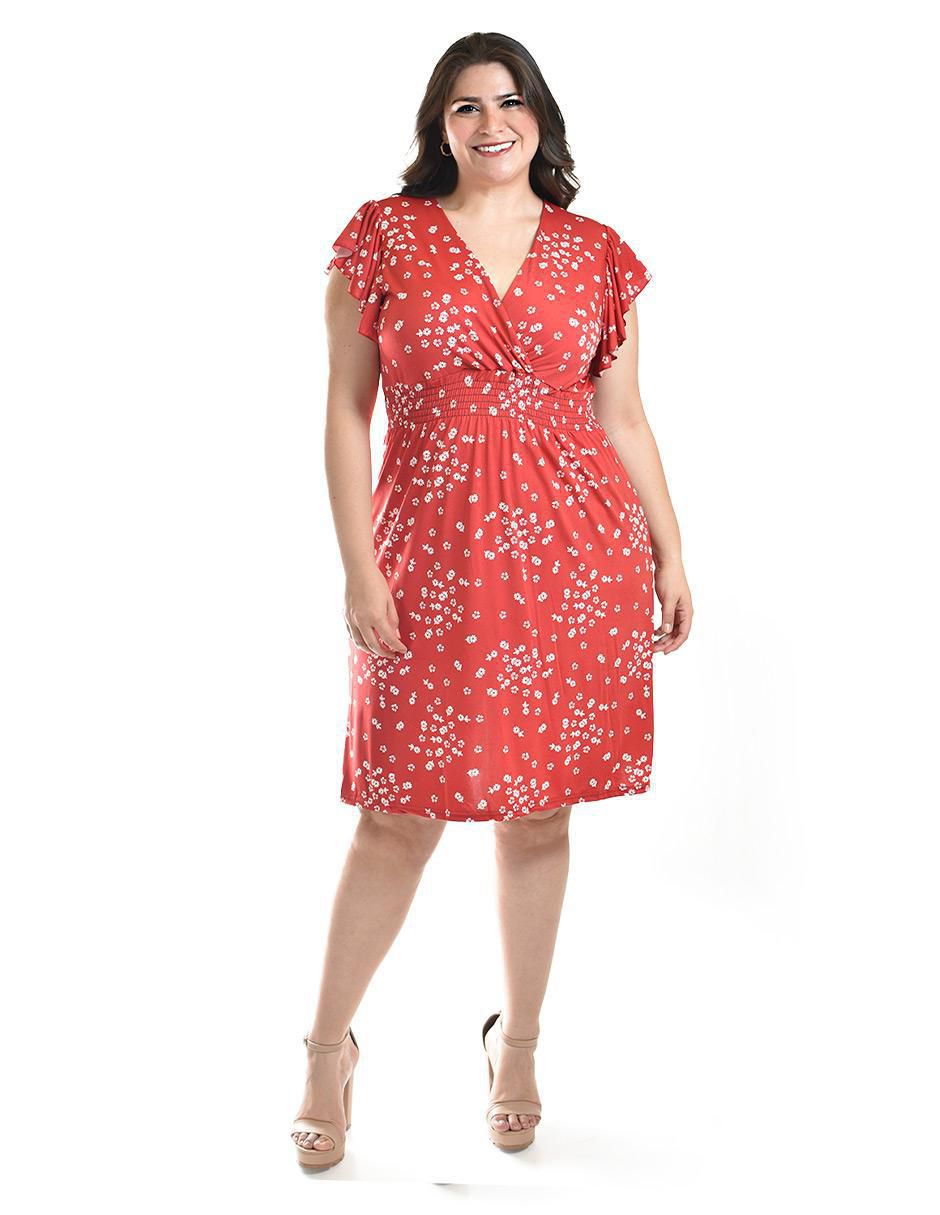 Vestido arriba rodilla casual para mujer 3