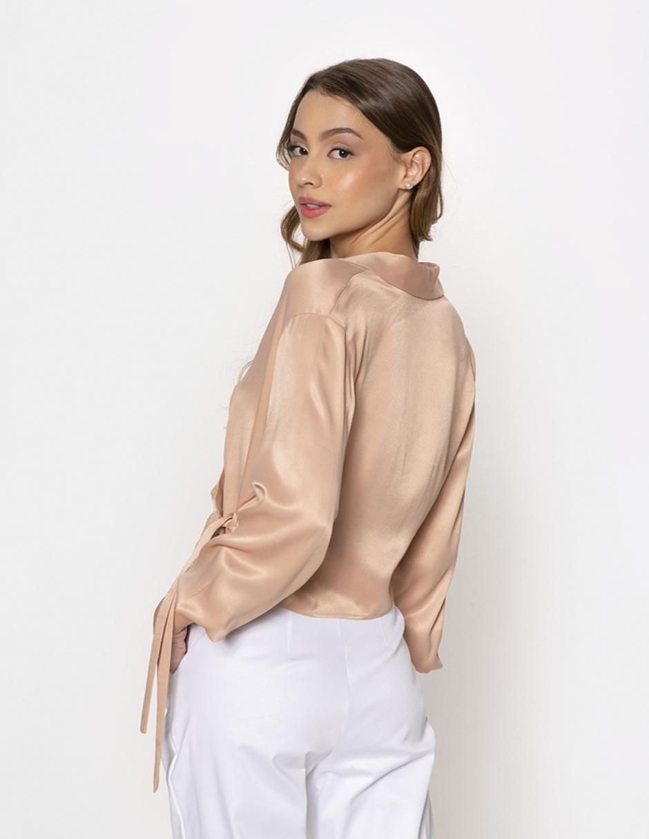 Blusa Studio F manga larga para mujer