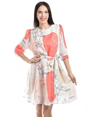 Vestido corto casual para mujer
