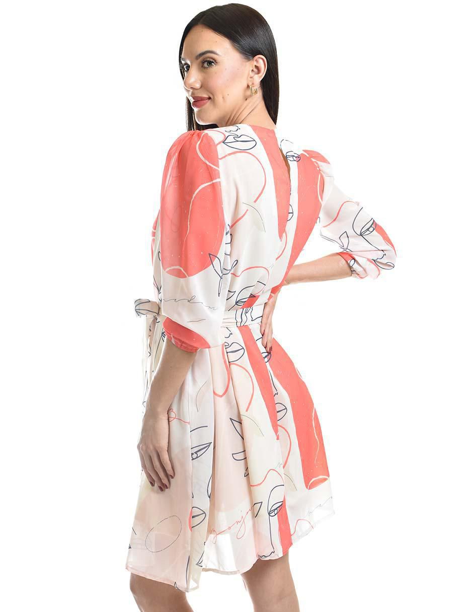 Vestido corto casual para mujer