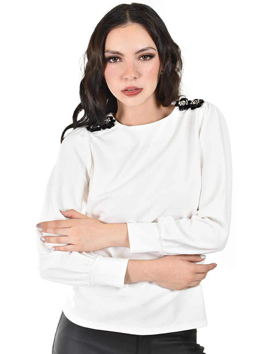 Blusa manga larga para mujer 11