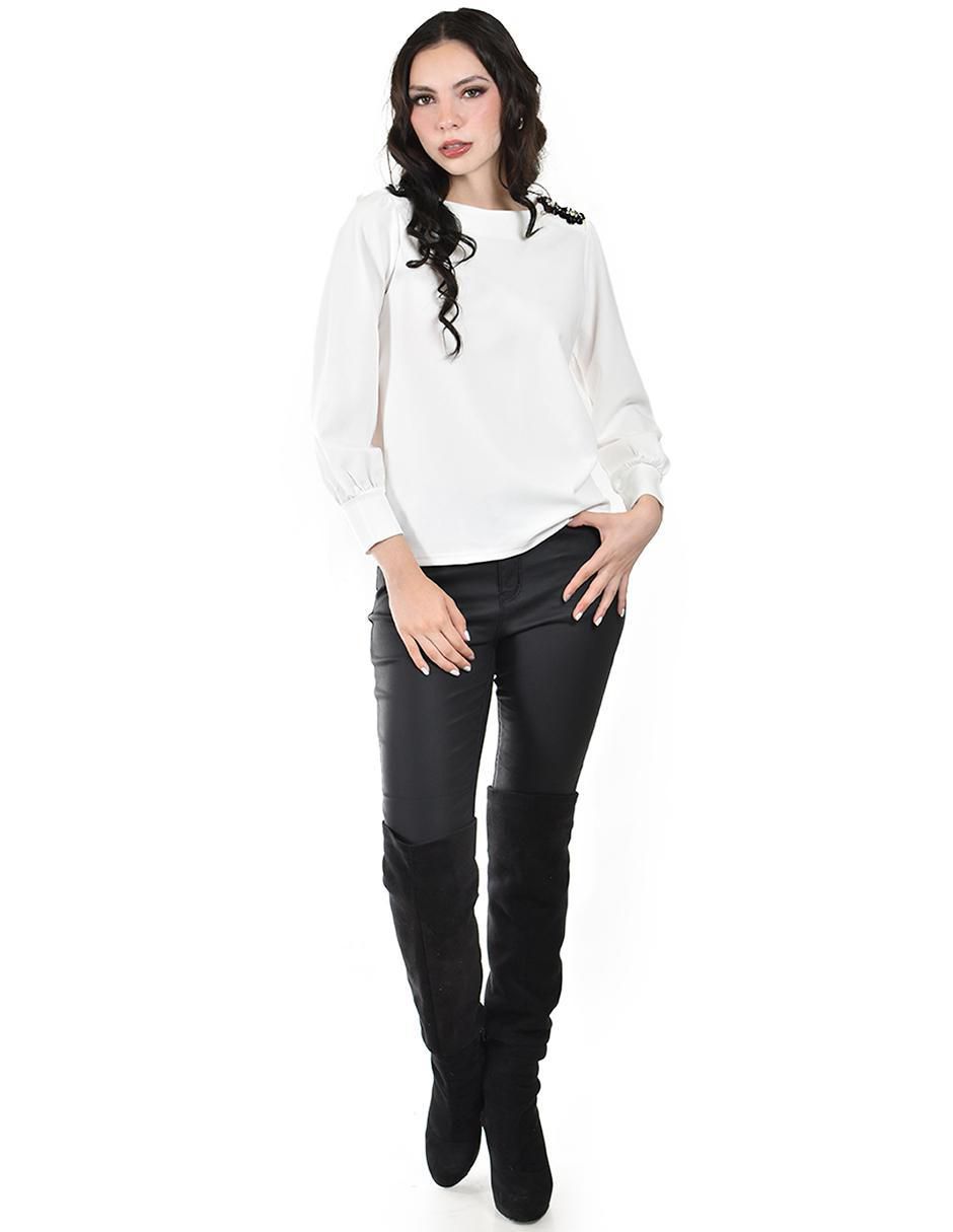 Blusa manga larga para mujer 13