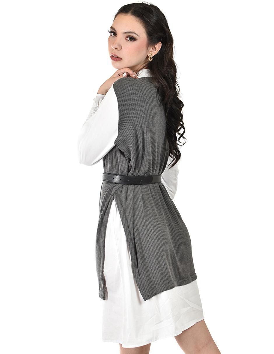 Vestido a la rodilla casual para mujer