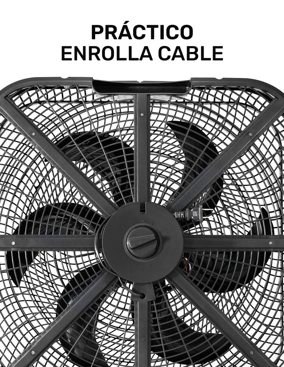 VENTILADOR DE PISO EOLO , NEGRO 3
