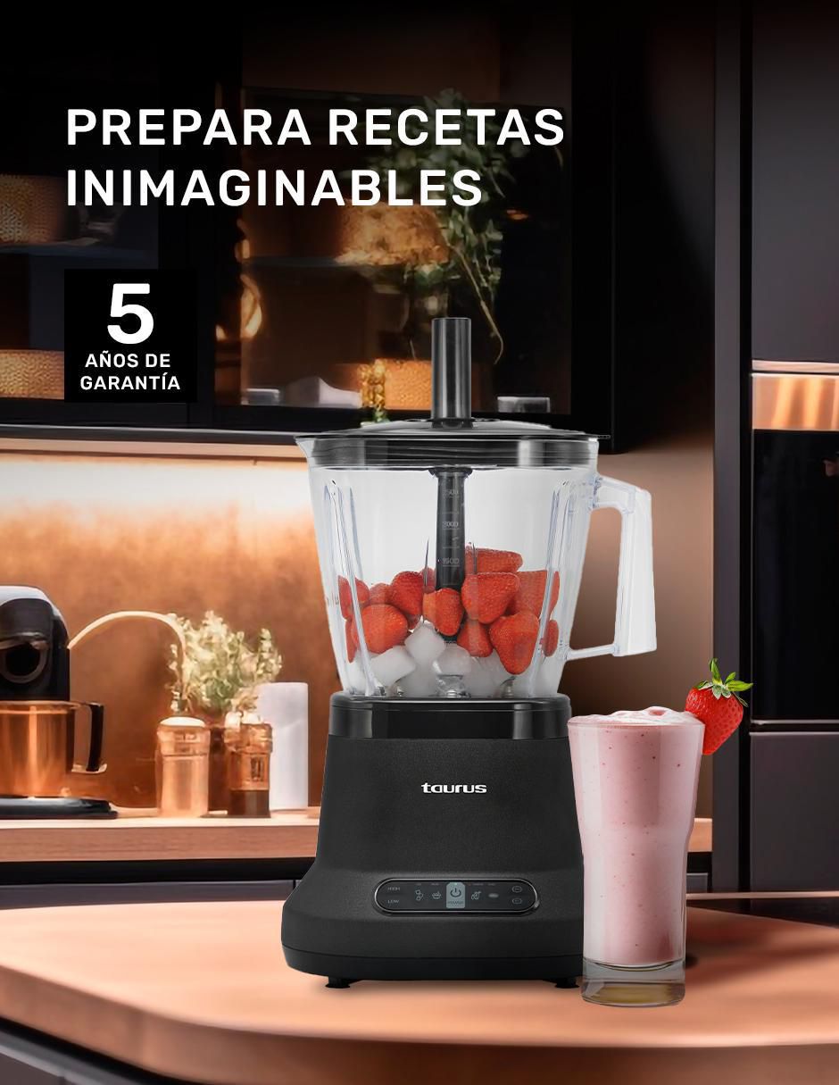 LICUADORA BLAZE V2 TAURUS, NEGRO