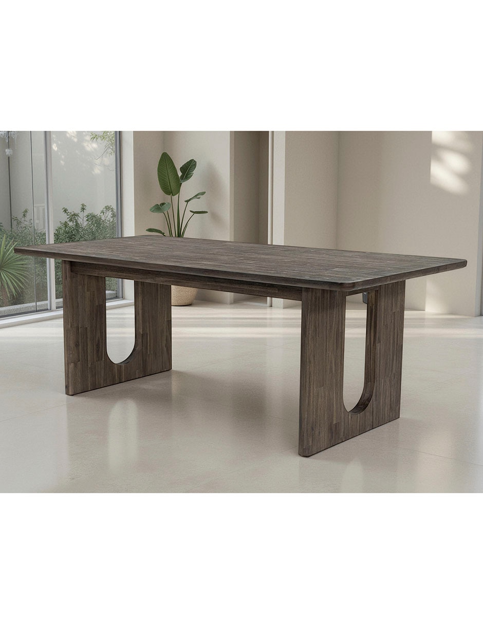 Mesa de comedor rectangular Haus de madera