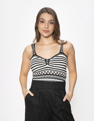 Blusa de tirantes Studio F para mujer