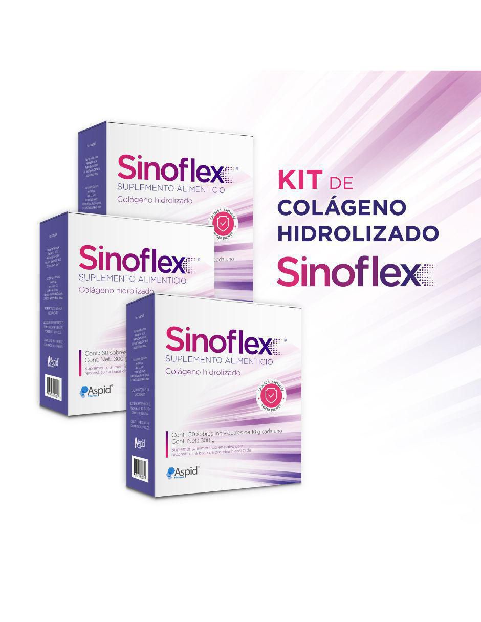 Sinoflex Kit Sinoflex con colágeno hidrolizado de 900 g
