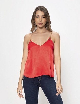Blusa de tirantes Studio F para mujer