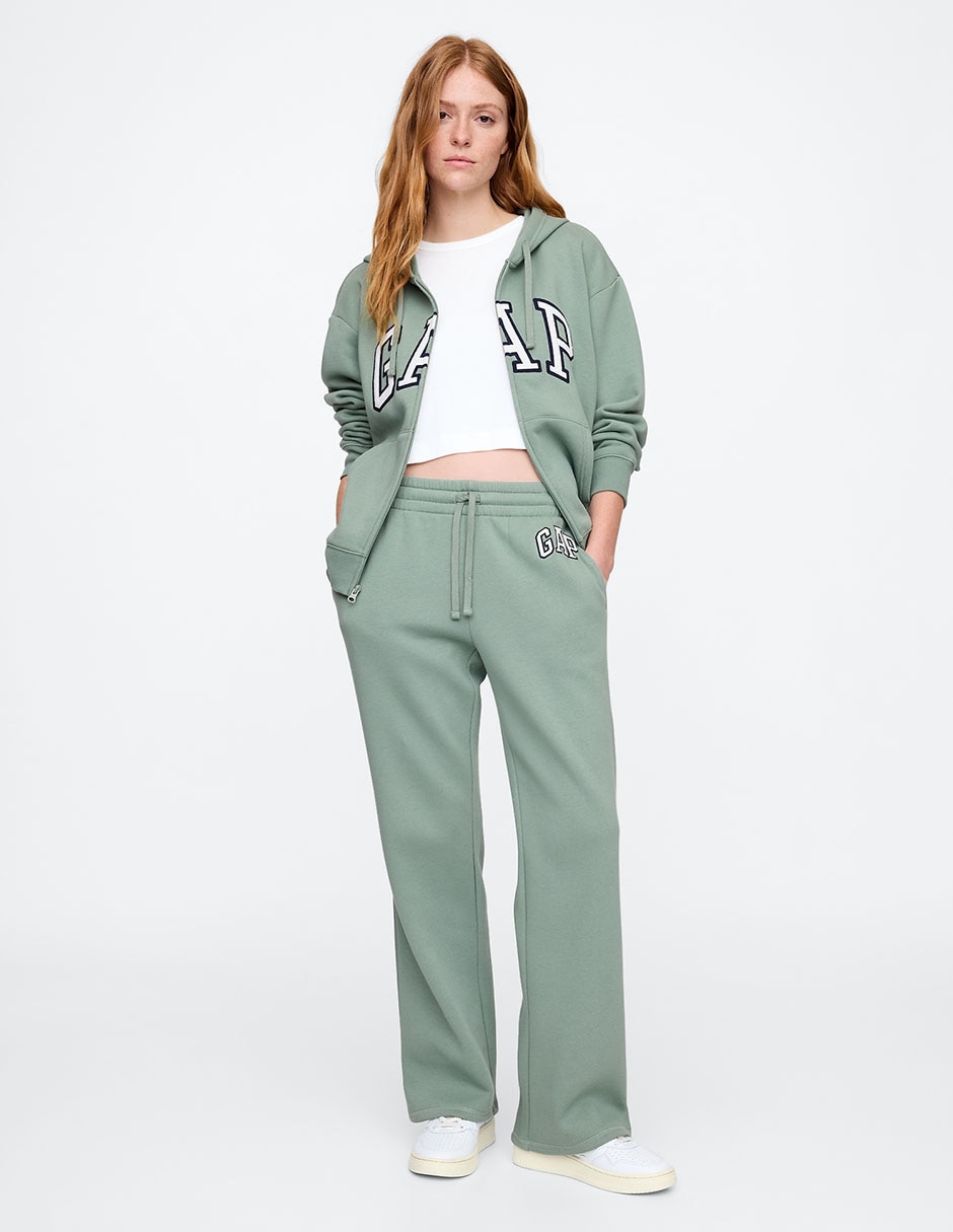 Pants straight con jareta para mujer