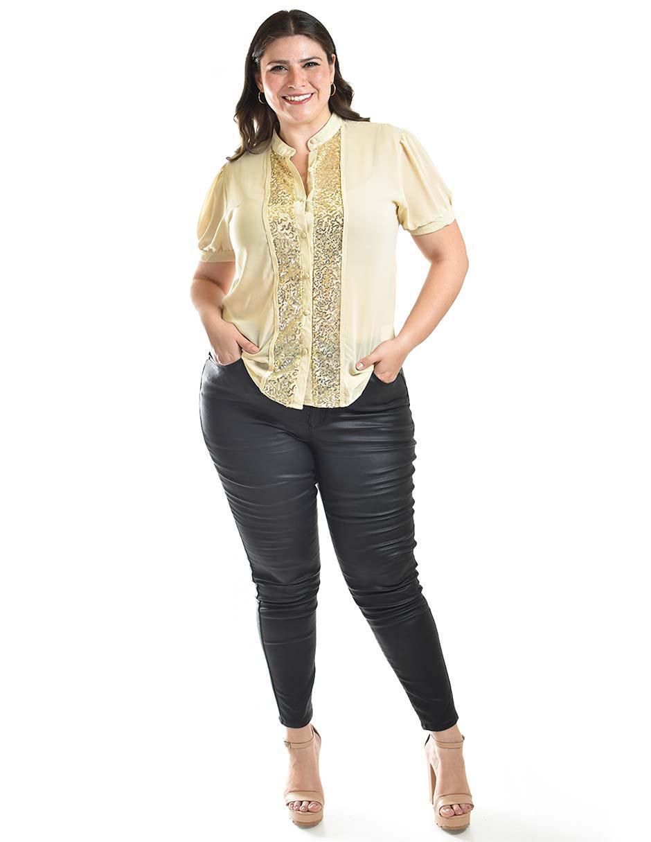 Blusa manga corta para mujer 7