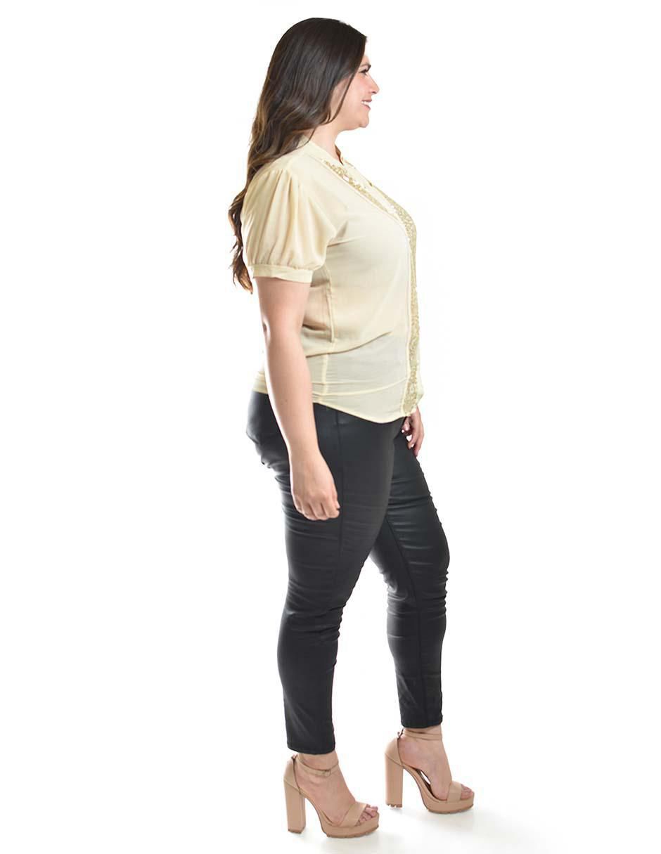 Blusa manga corta para mujer 8