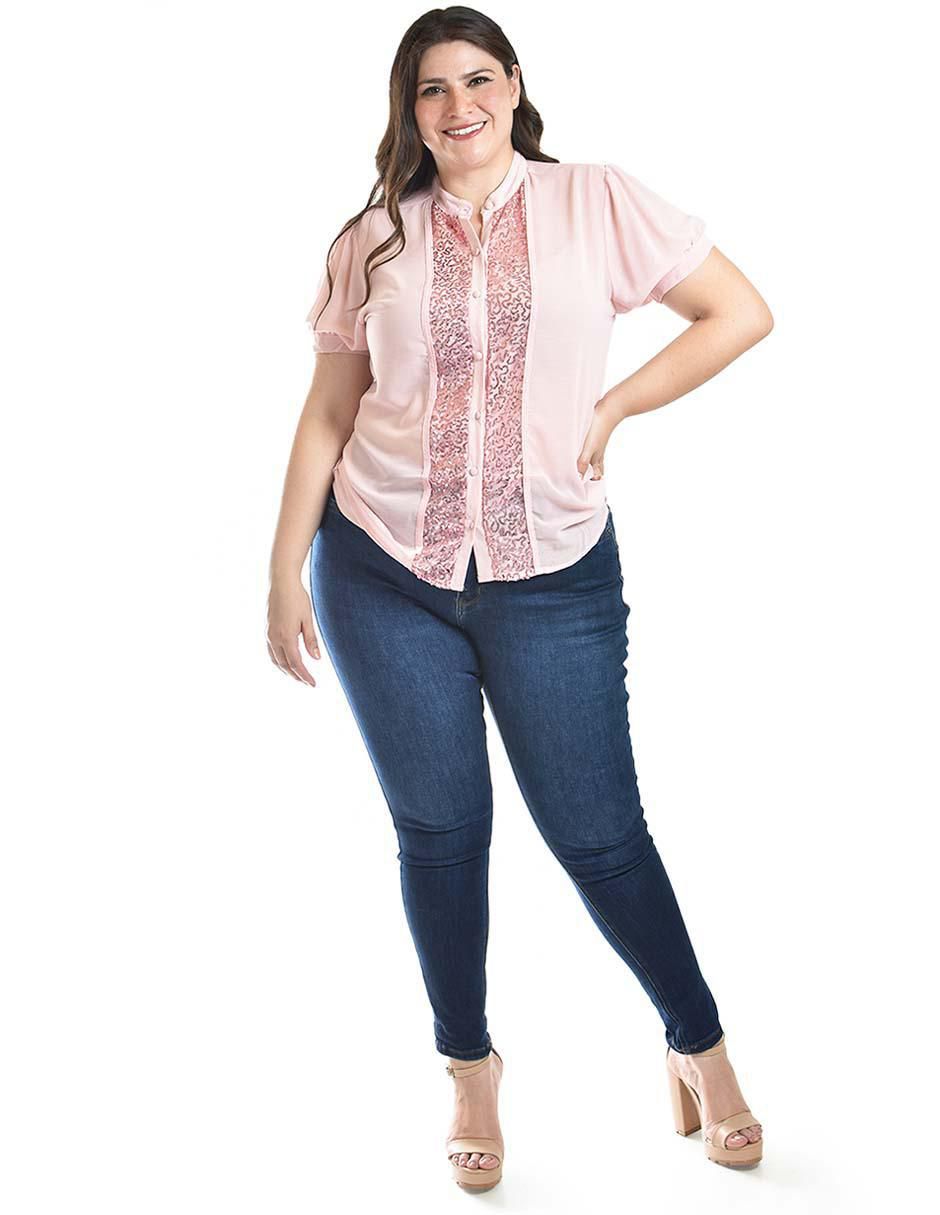 Blusa manga corta para mujer 7