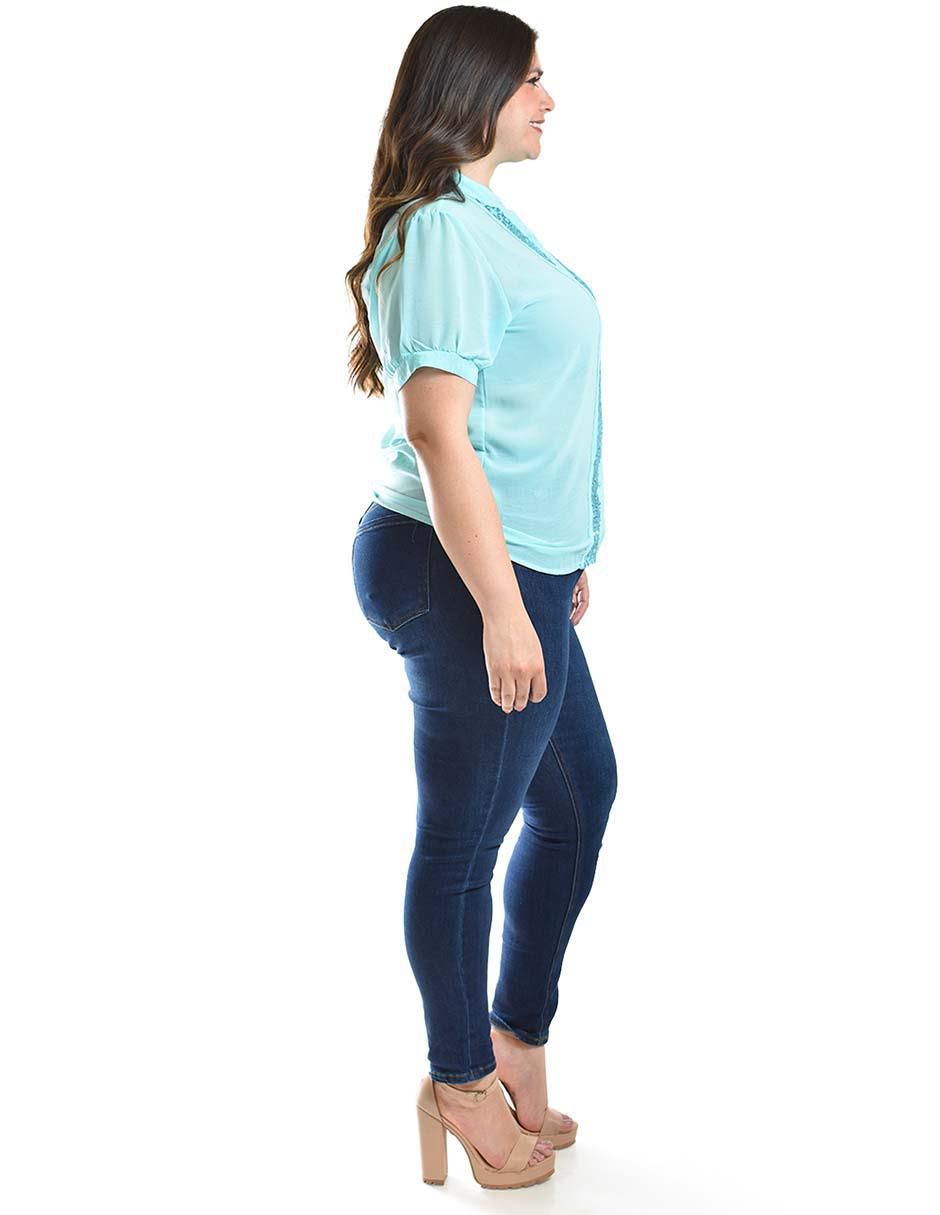 Blusa manga corta para mujer 7