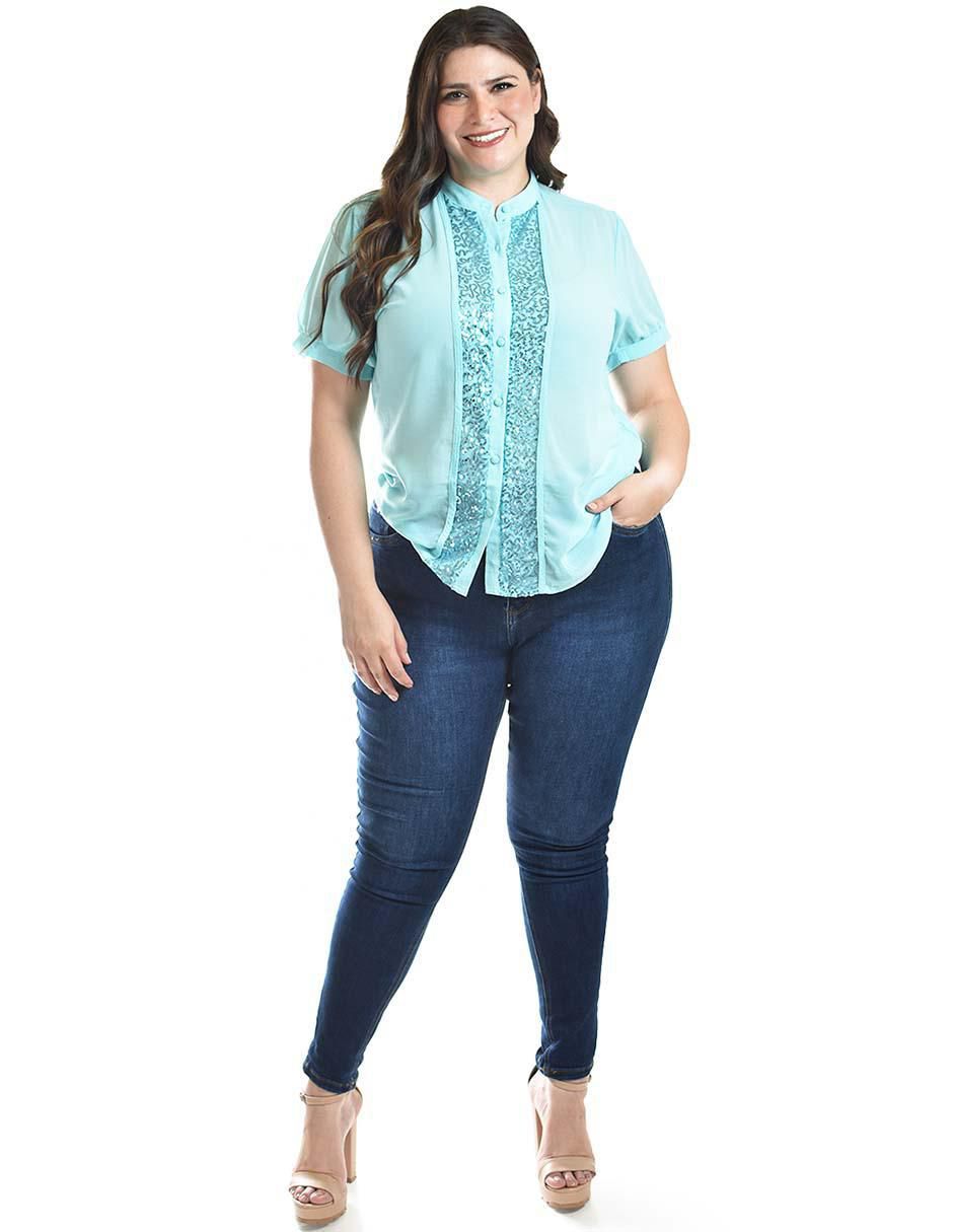 Blusa manga corta para mujer 10