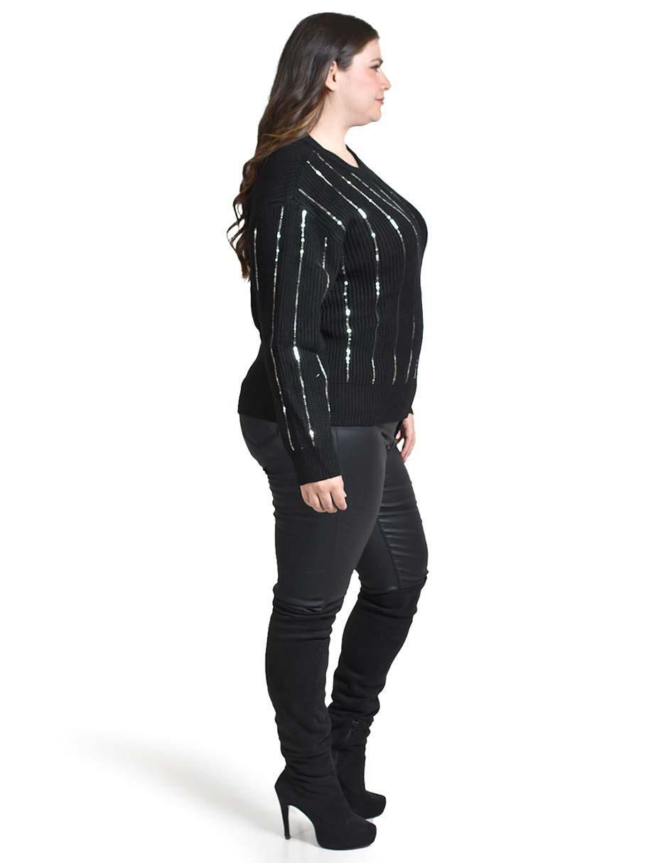 Suéter Roman Fashion cuello redondo para mujer