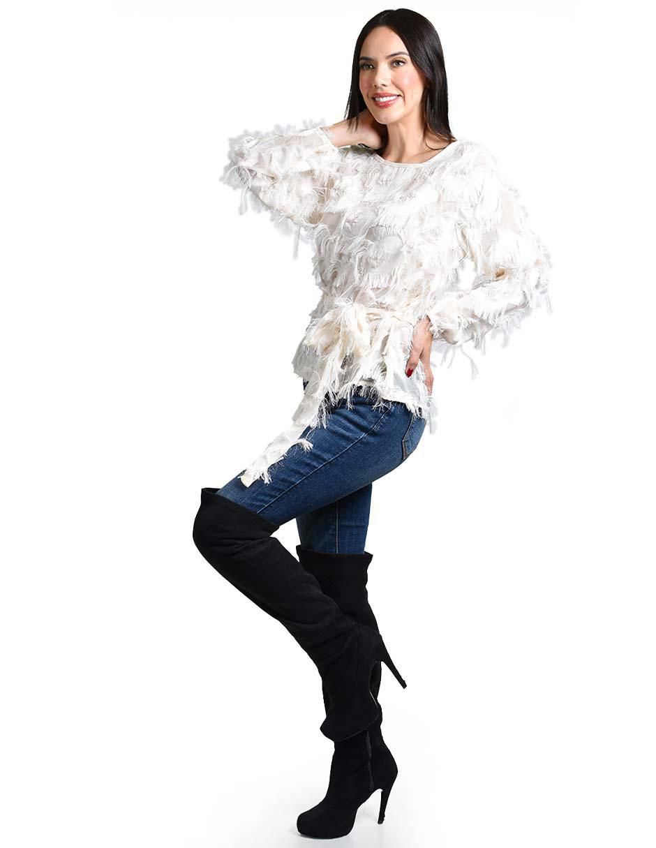 Blusa manga larga para mujer 6