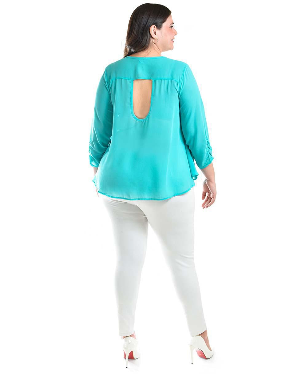 Blusa manga 3/4 para mujer 7