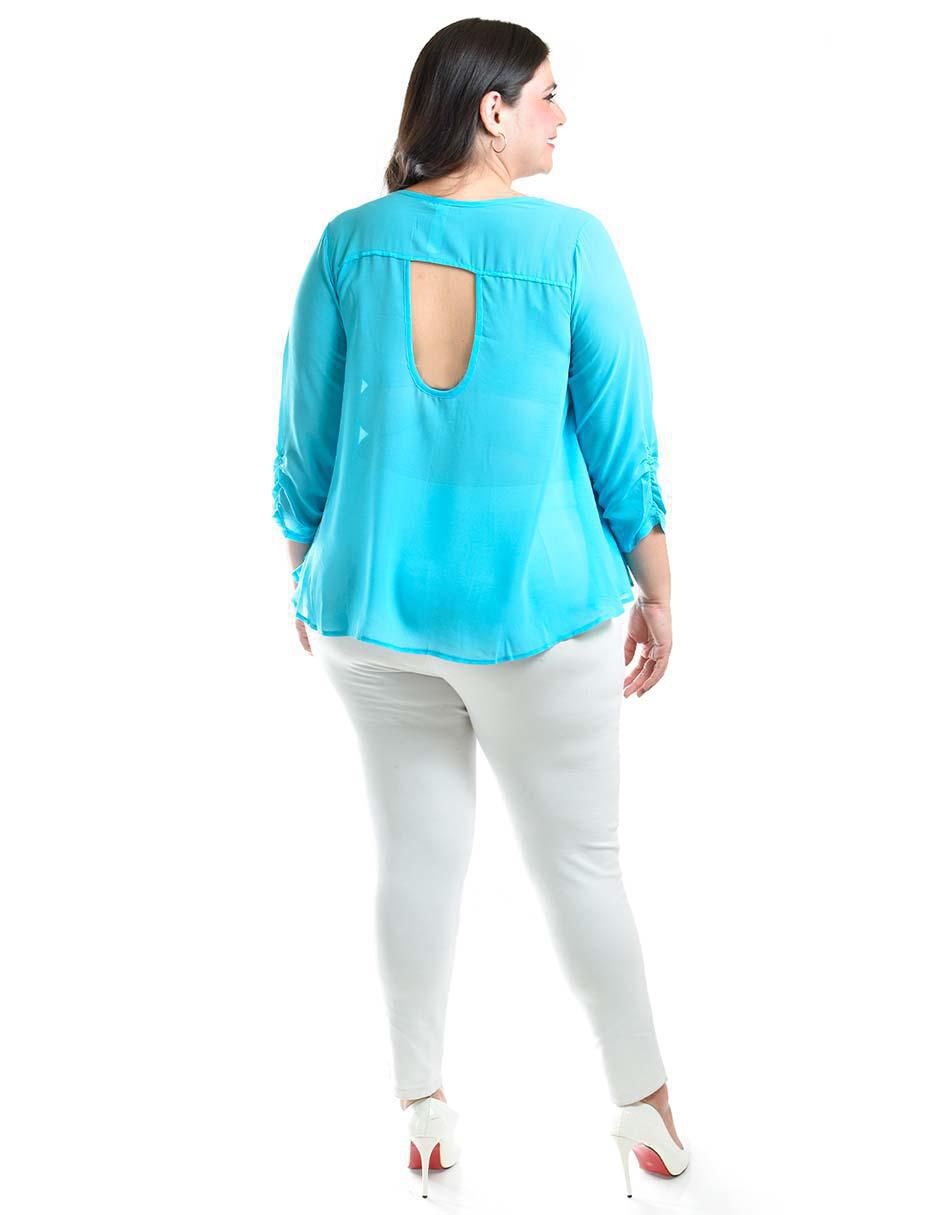 Blusa manga 3/4 para mujer 7