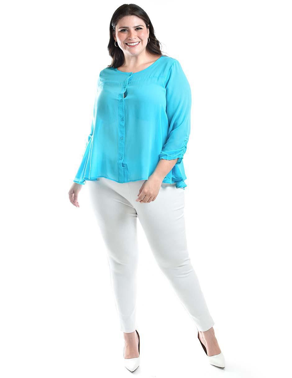 Blusa manga 3/4 para mujer 8