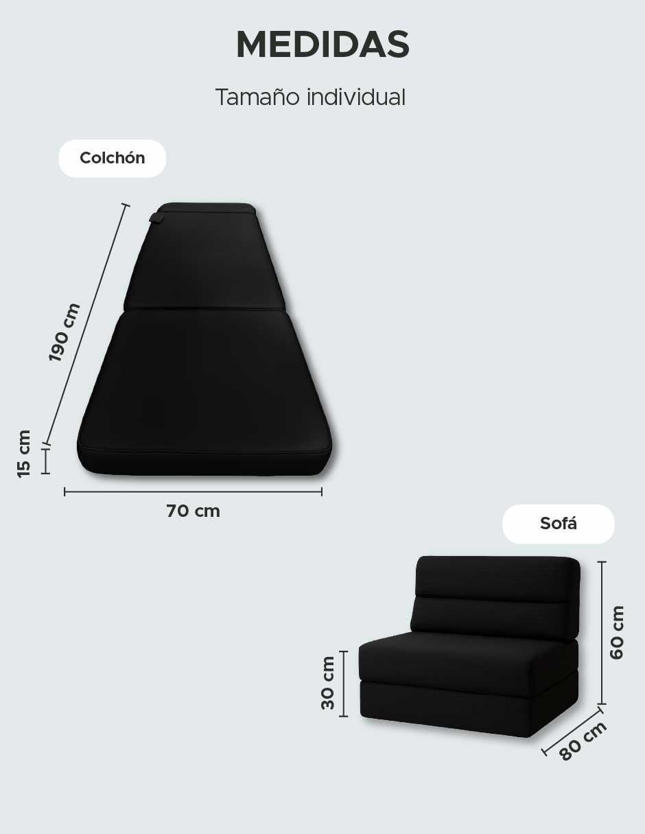 Sofá cama plegable skycare