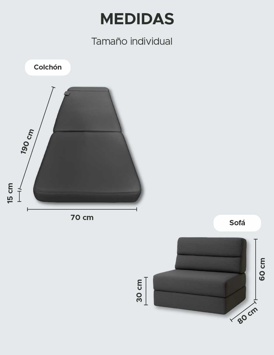 Sofá cama plegable 13