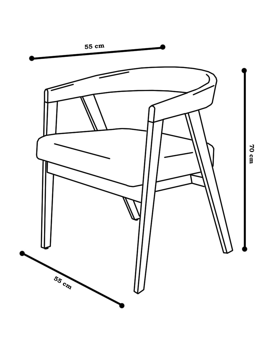 Silla Ciro Gabite de madera pino