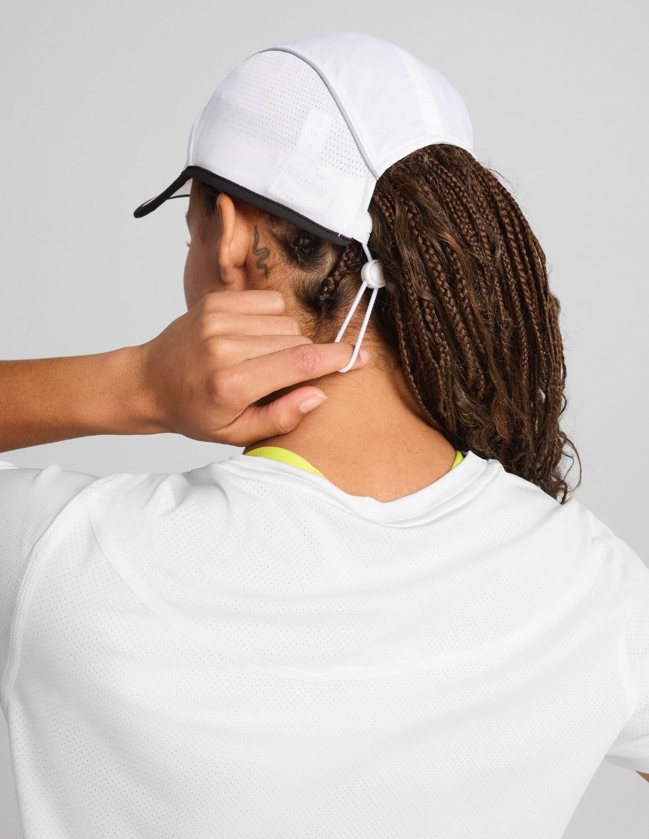 Gorra visera curva correa ajustable para entrenamiento para adulto