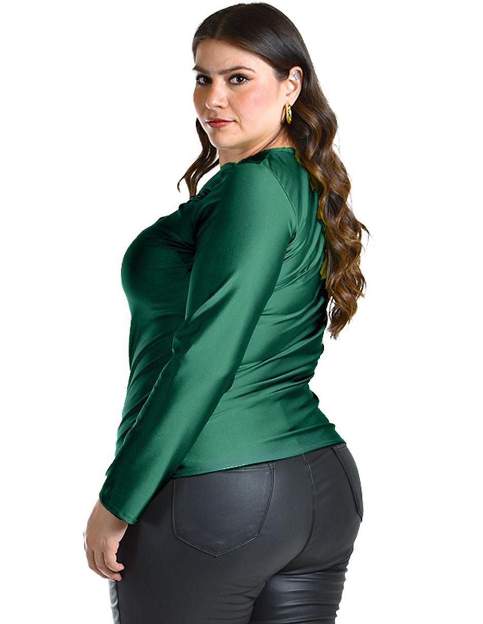 Blusa manga larga para mujer 8