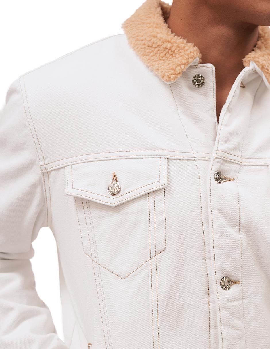Chamarra casual de mezclilla para hombre 4