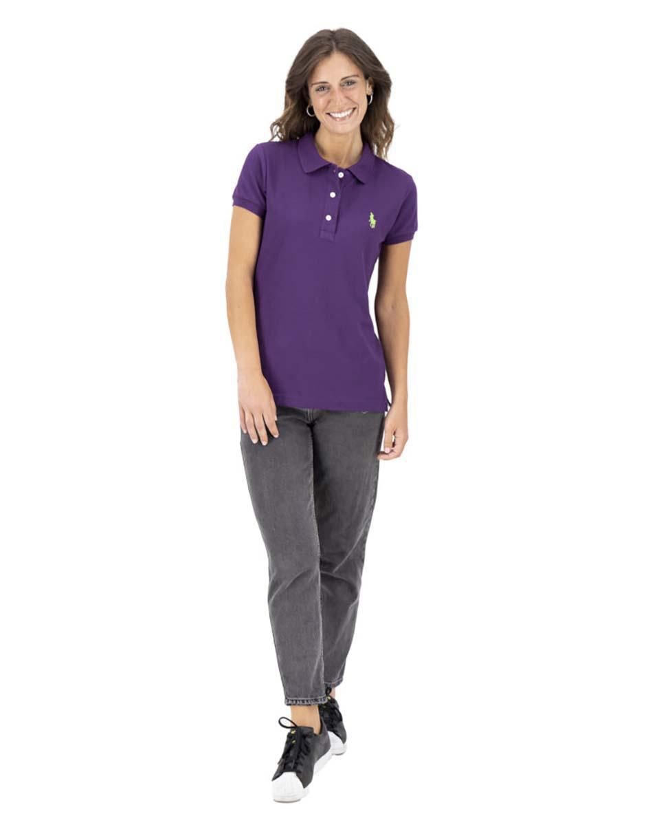 Playera tipo polo para mujer 2
