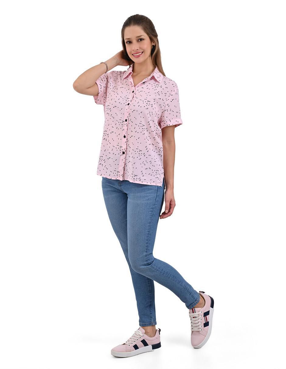 Blusa manga corta para mujer 9