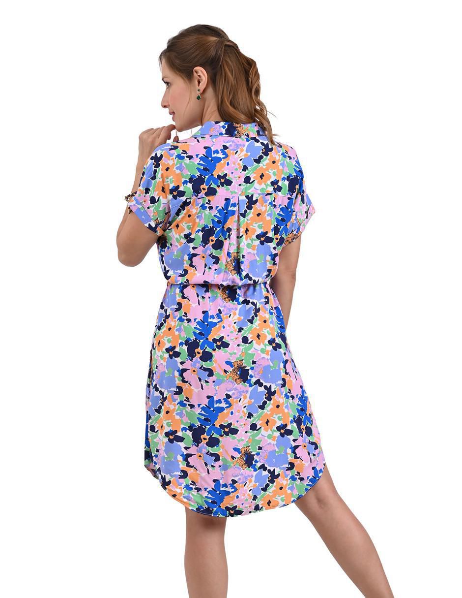 Vestido a la rodilla casual para mujer 2
