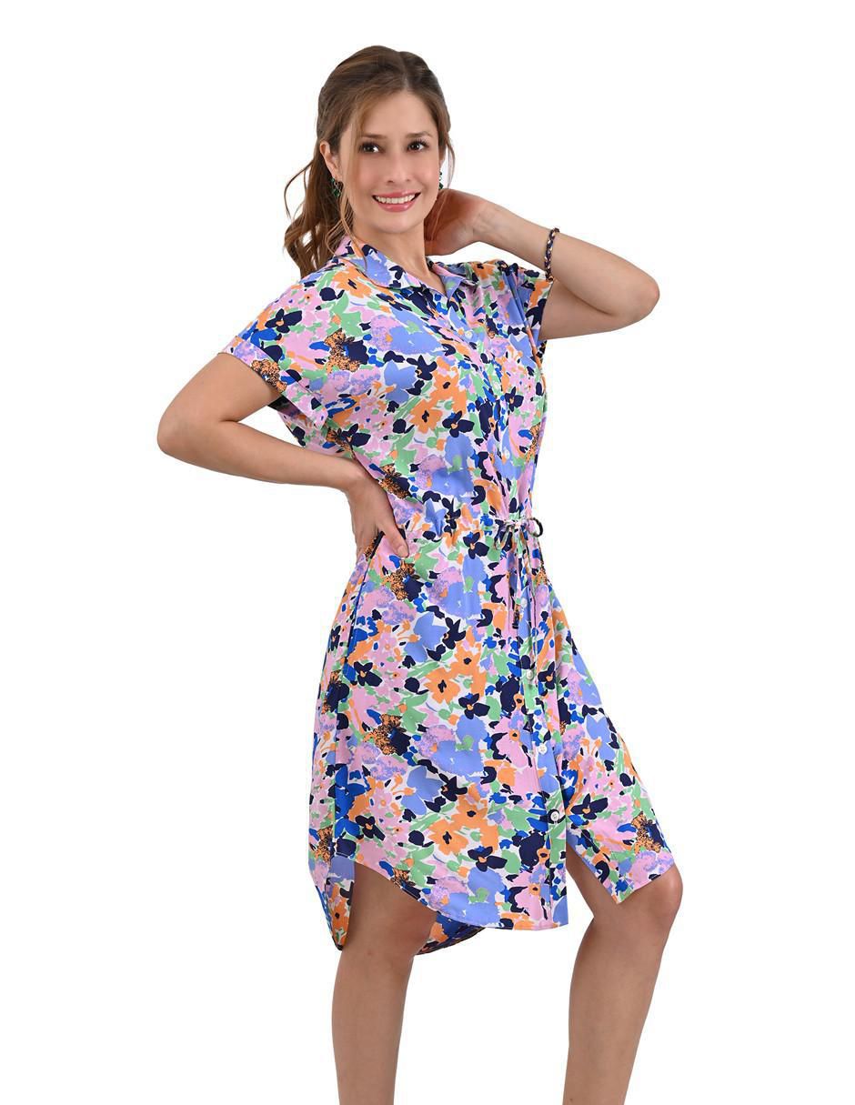 Vestido a la rodilla casual para mujer 3