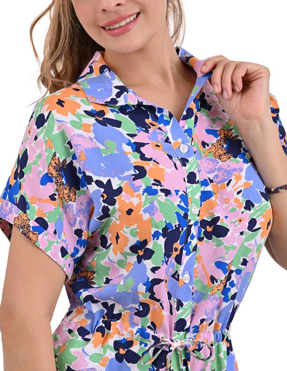 Vestido a la rodilla casual para mujer 4