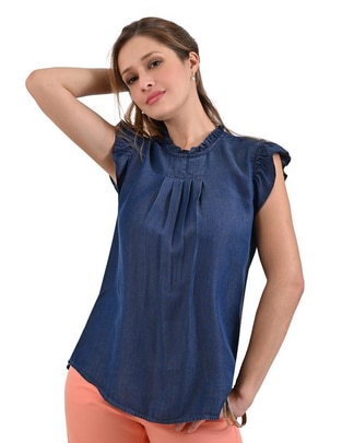 Blusa manga corta para mujer Blusa manga corta para mujer