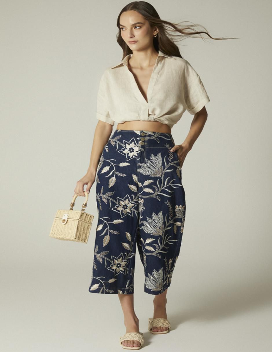 Pantalón amplio para mujer