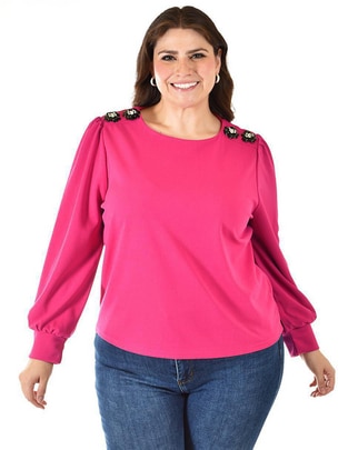 Blusa manga larga para mujer 1
