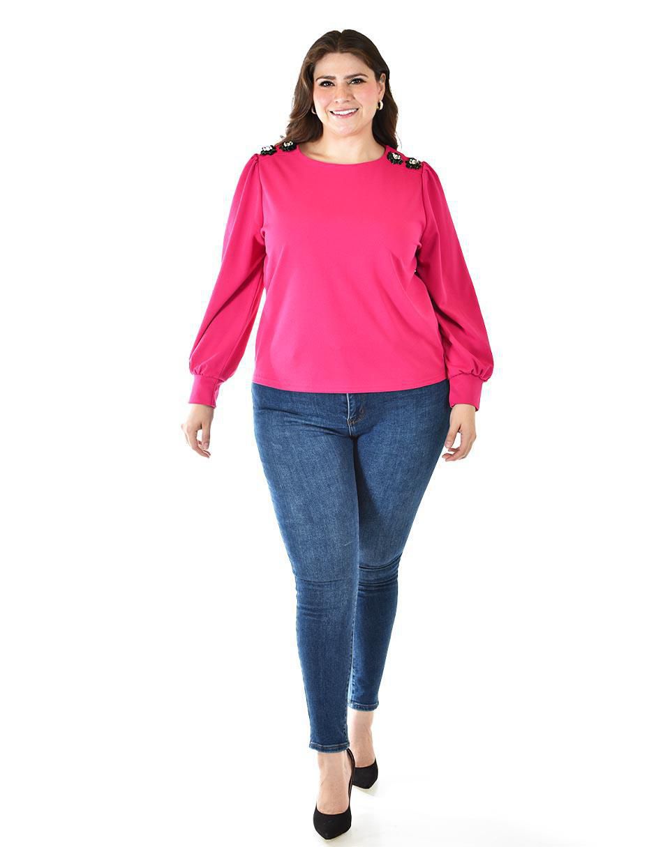 Blusa manga larga para mujer 12