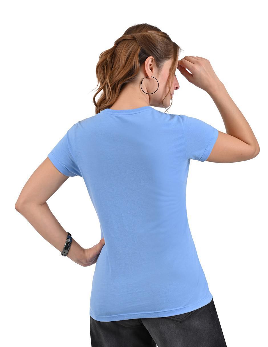 Playera manga corta cuello redondo mujer 2