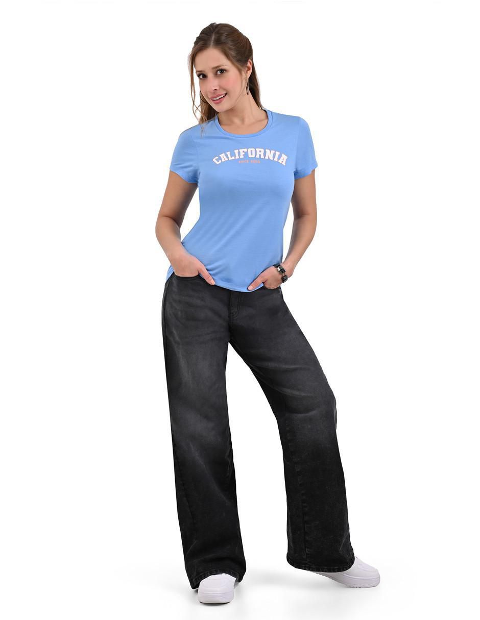 Playera manga corta cuello redondo mujer 5