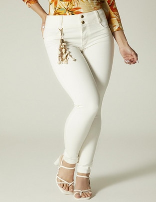 Jeans slim para mujer